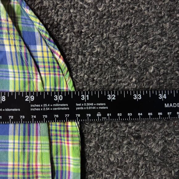 Ralph Lauren Plaid Button-Down Shirt Men’s XL Green/Blue Multicolor - Picture 5 of 5